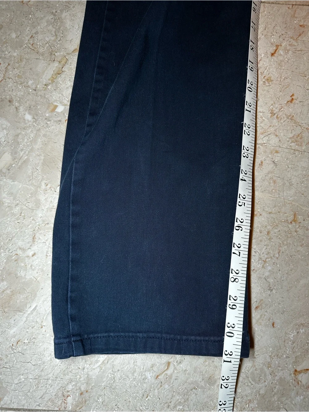 H&M (34x31 actual) Men’s Dark Blue Pants with Slim Straight Fit